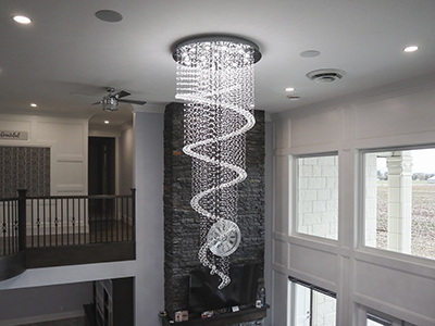 Residential led lighting installation - Friesen Electric Installation