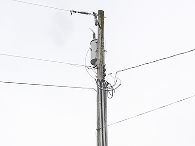 Electric pole transformer installation - Friesen Electric Installations