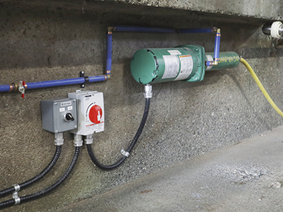 Pump wiring without controls - Friesen Electric Installations